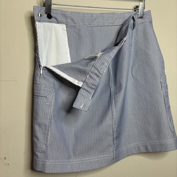 T Tahari striped mini skirt summer casual women's size 4 - Picture 9 of 10